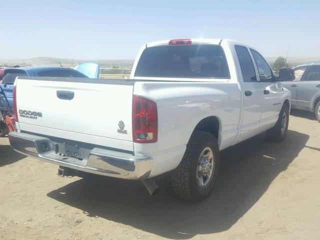 3D7KA28C74G244932 - 2004 DODGE RAM 2500 S WHITE photo 4