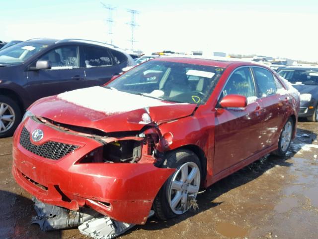 4T1BE46K67U123259 - 2007 TOYOTA CAMRY NEW RED photo 2