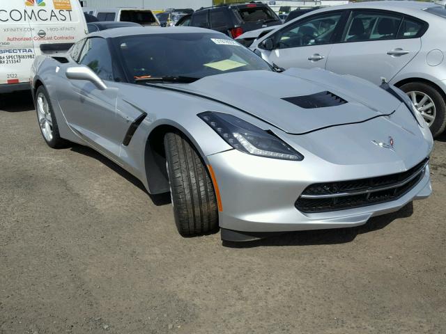 1G1YF2D77H5114184 - 2017 CHEVROLET CORVETTE S GRAY photo 1