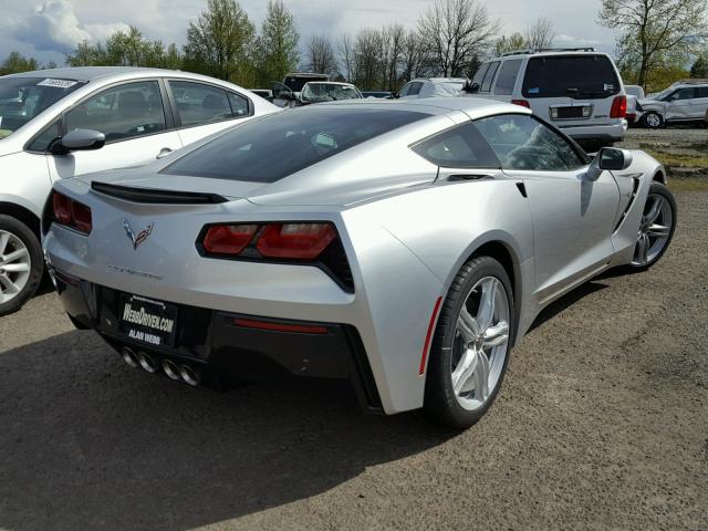 1G1YF2D77H5114184 - 2017 CHEVROLET CORVETTE S GRAY photo 4