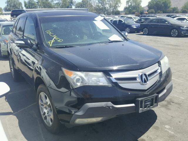 2HNYD28209H501109 - 2009 ACURA MDX BLACK photo 1