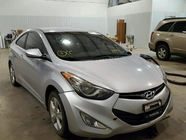 KMHDH6AE8DU005142 - 2013 HYUNDAI ELANTRA CO SILVER photo 1