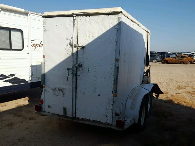 47ZFB10178X056141 - 2008 PACE TRAILER WHITE photo 4