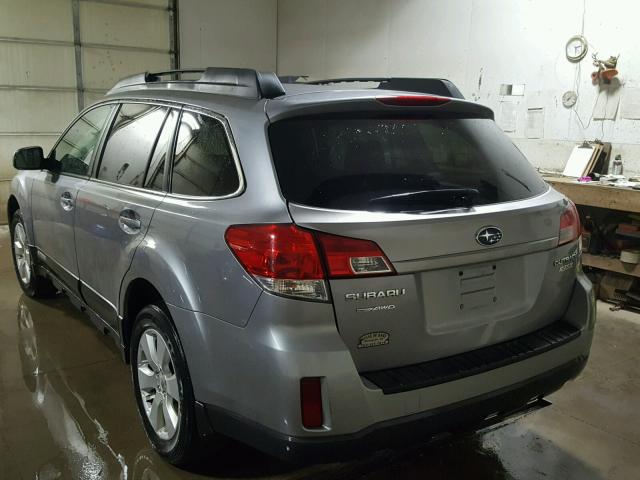 4S4BRBGC7A3382601 - 2010 SUBARU OUTBACK 2. BLUE photo 3