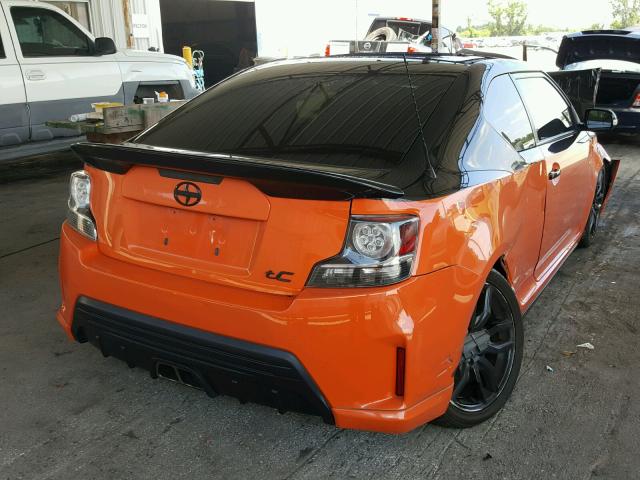 JTKJF5C76FJ007491 - 2015 TOYOTA SCION TC 双色 照片 4