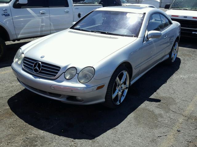 WDBPJ78J32A027142 - 2002 MERCEDES-BENZ CL 600 SILVER photo 2