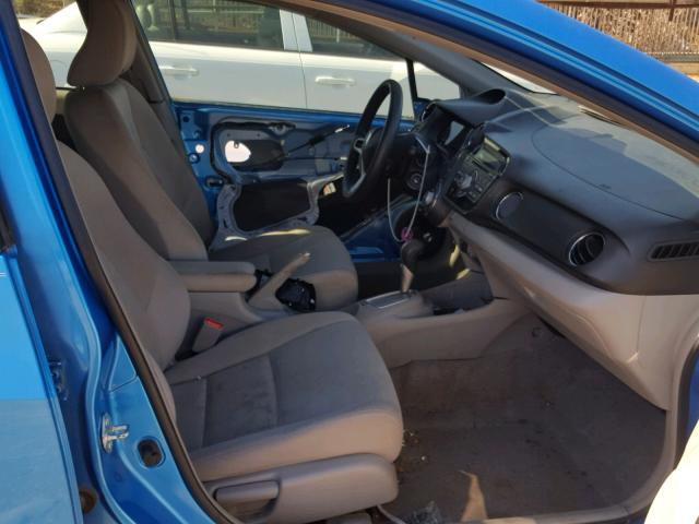 JHMZE2H51BS003838 - 2011 HONDA INSIGHT LX BLUE photo 5