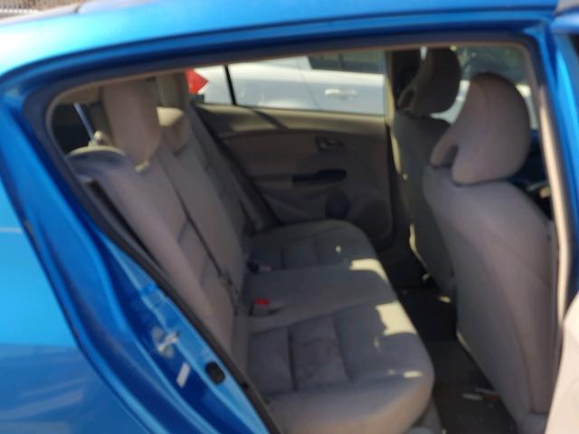 JHMZE2H51BS003838 - 2011 HONDA INSIGHT LX BLUE photo 6