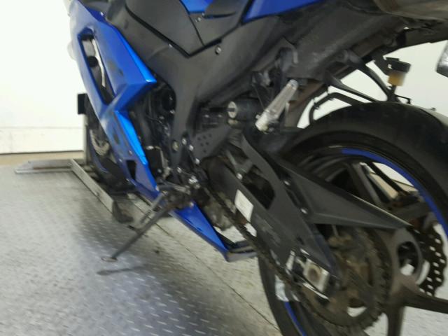 JKAZX4P168A043590 - 2008 KAWASAKI ZX600 P BLUE photo 15