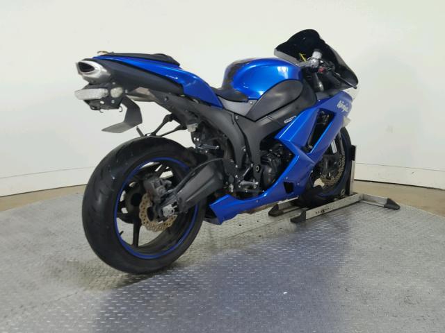 JKAZX4P168A043590 - 2008 KAWASAKI ZX600 P BLUE photo 8