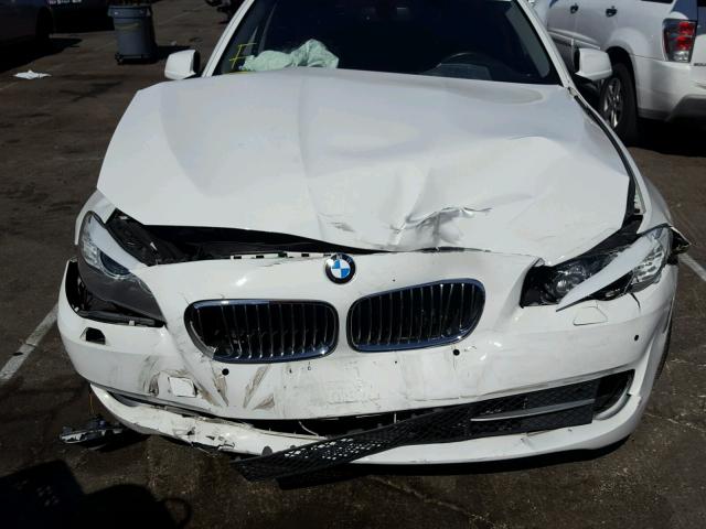 WBAXG5C54CDW24005 - 2012 BMW 528 I WHITE photo 7