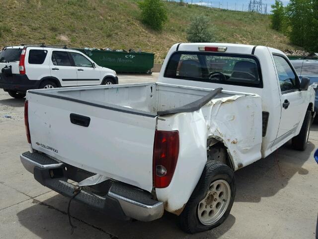 1GCCS148358122549 - 2005 CHEVROLET COLORADO WHITE photo 4