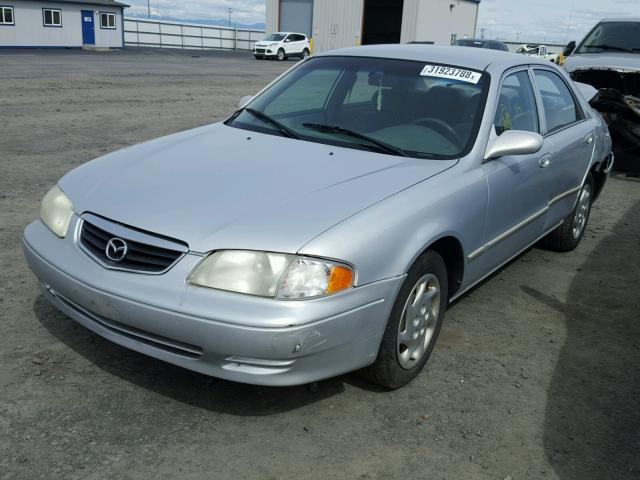 1YVGF22C315235068 - 2001 MAZDA 626 ES SILVER photo 2