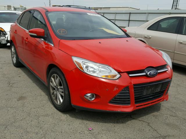 1FAHP3H29CL375867 - 2012 FORD FOCUS SEL RED photo 1
