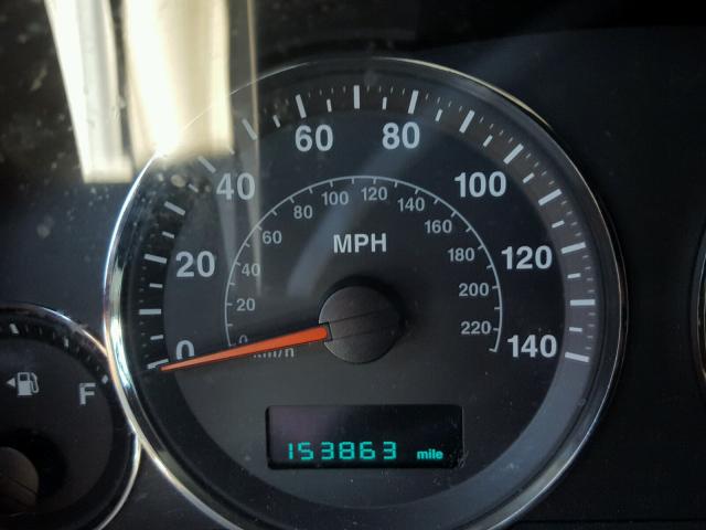 1J8HG58266C363727 - 2006 JEEP COMMANDER SILVER photo 8