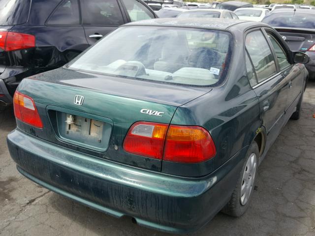 2HGEJ6614YH543270 - 2000 HONDA CIVIC BASE GREEN photo 4