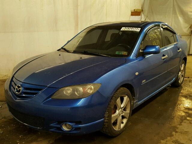 JM1BK323961500236 - 2006 MAZDA 3 S BLUE photo 2