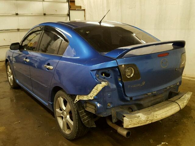 JM1BK323961500236 - 2006 MAZDA 3 S BLUE photo 3