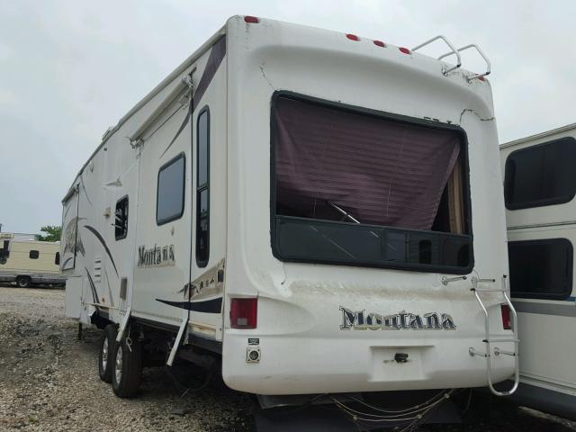 4YDF3482174703797 - 2007 KEYSTONE MONTANA WHITE photo 3