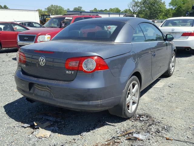 WVWDA71F47V035549 - 2007 VOLKSWAGEN EOS 2.0T S GRAY photo 4