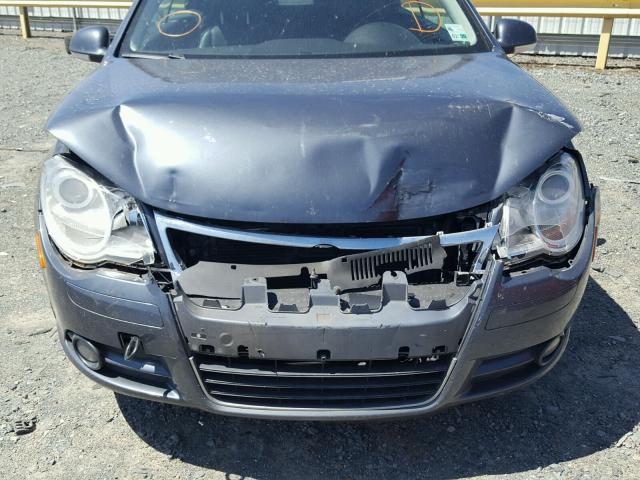 WVWDA71F47V035549 - 2007 VOLKSWAGEN EOS 2.0T S ნაცრისფერი ფოტო 9
