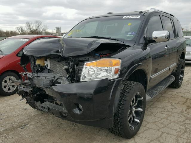 5N1BA0NE9BN609065 - 2011 NISSAN ARMADA PLA BLACK photo 2