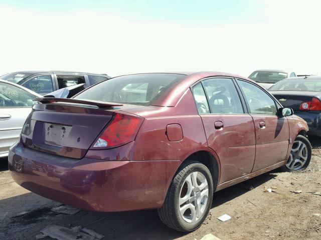 1G8AL52F13Z163986 - 2003 SATURN ION LEVEL მუქწითელი ფოტო 4