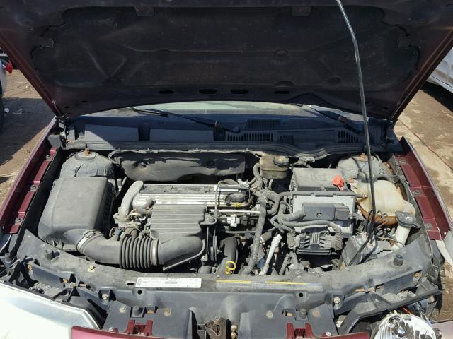 1G8AL52F13Z163986 - 2003 SATURN ION LEVEL მუქწითელი ფოტო 7