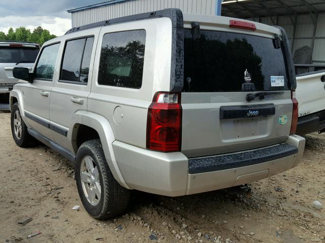 1J8HG48N37C577595 - 2007 JEEP COMMANDER TAN photo 3
