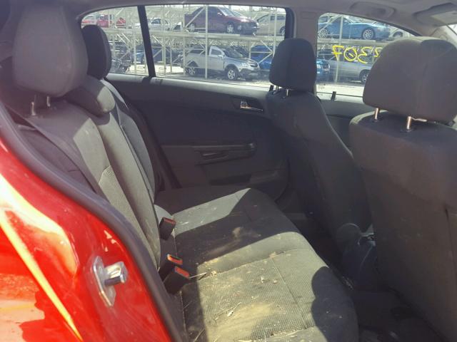 W08AR671385084382 - 2008 SATURN ASTRA XE RED photo 6