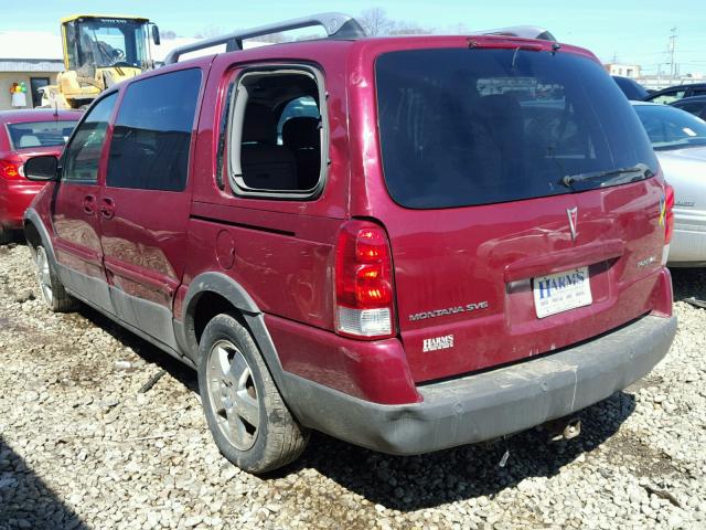 1GMDV33L65D272462 - 2005 PONTIAC MONTANA SV MAROON photo 3