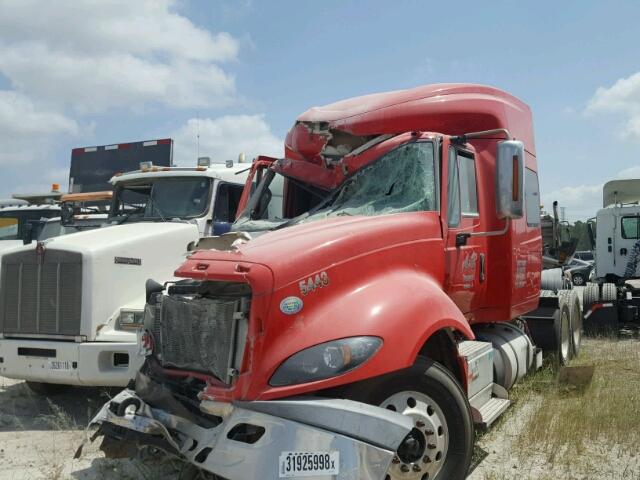 3HSDJSNR9FN667061 - 2015 INTERNATIONAL PROSTAR RED photo 2