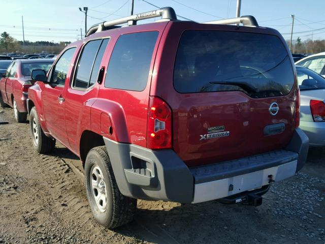 5N1AN0NW3EN810795 - 2014 NISSAN XTERRA X BURGUNDY photo 3