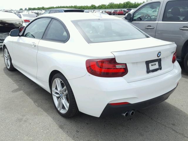 WBA1F5C51FVW98196 - 2015 BMW 228 I WHITE photo 3