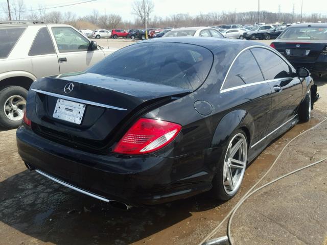 WDDEJ71X58A009229 - 2008 MERCEDES-BENZ CL 550 BLACK photo 4