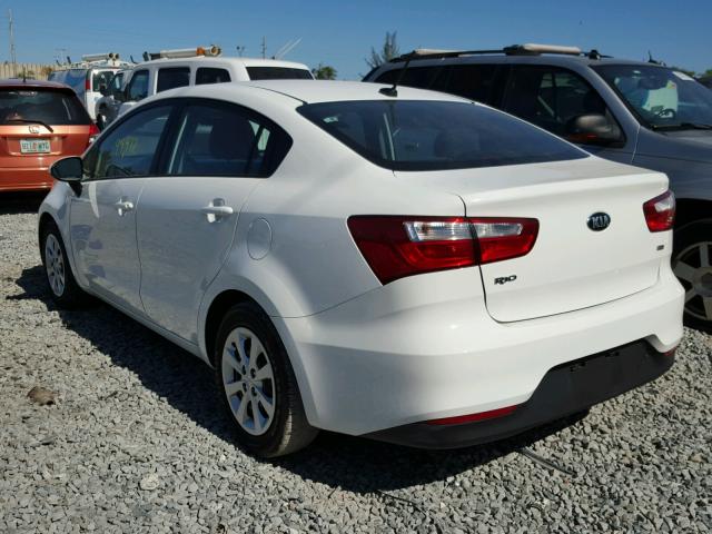 KNADM4A39G6689501 - 2016 KIA RIO LX Սպիտակ լուսանկար 3