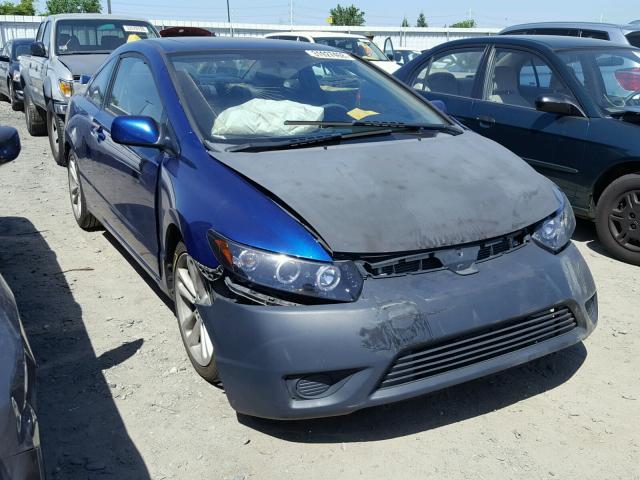 2HGFG21556H702803 - 2006 HONDA CIVIC SI BLUE photo 1