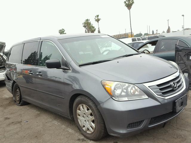 5FNRL3H24AB095302 - 2010 HONDA ODYSSEY LX CHARCOAL photo 1