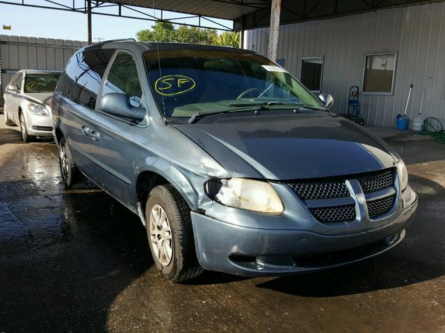 1B4GP44392B653646 - 2002 DODGE CARAVAN SP GRAY photo 1