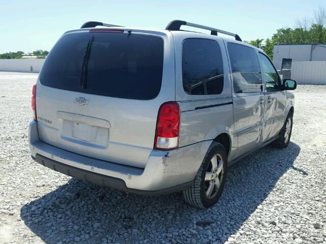 1GNDV33137D121835 - 2007 CHEVROLET UPLANDER L 银色 照片 4