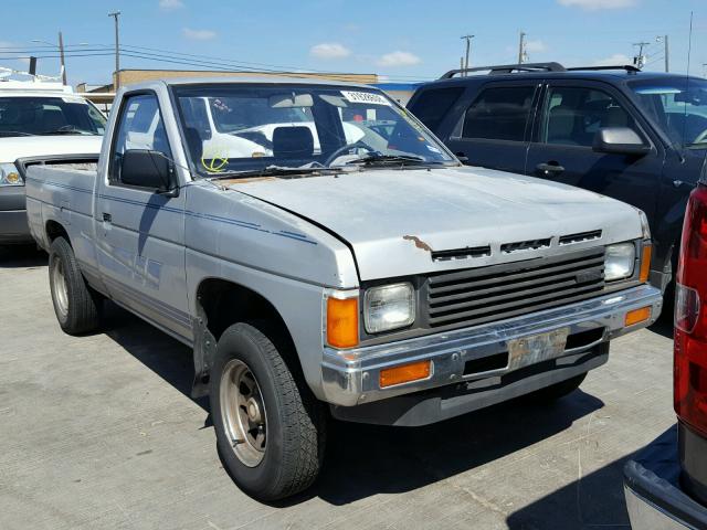 1N6ND11S3HC360709 - 1987 NISSAN D21 SHORT SILVER photo 1