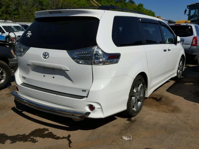 5TDXK3DC8DS377547 - 2013 TOYOTA SIENNA SPO WHITE photo 4