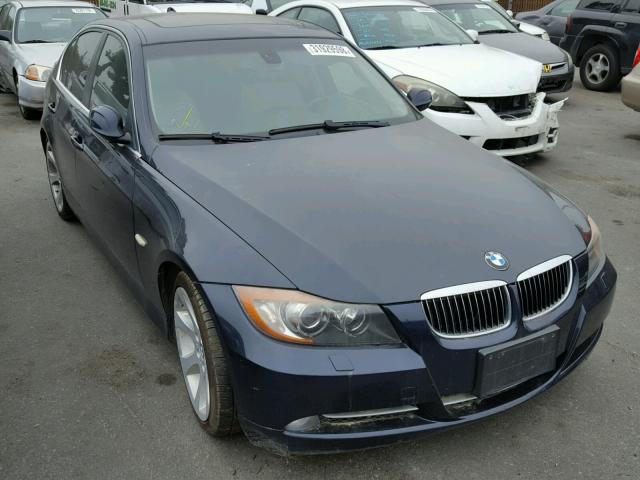 WBAVB77568NH79087 - 2008 BMW 335 I BLUE photo 1