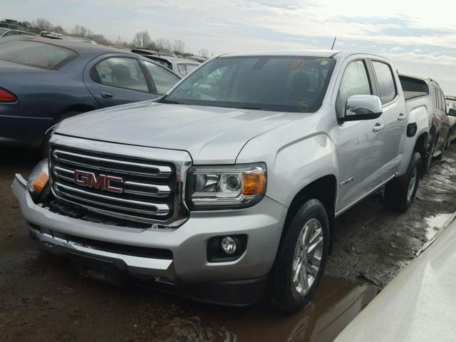 1GTG5DE37G1162593 - 2016 GMC CANYON SLT SILVER photo 2