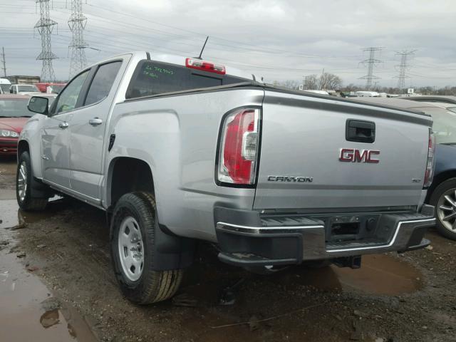 1GTG5DE37G1162593 - 2016 GMC CANYON SLT SILVER photo 3