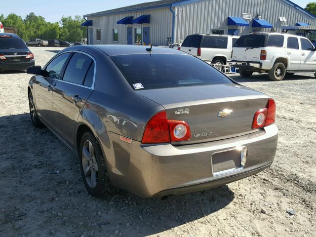 1G1ZC5E11BF249042 - 2011 CHEVROLET MALIBU 1LT 灰色 照片 3