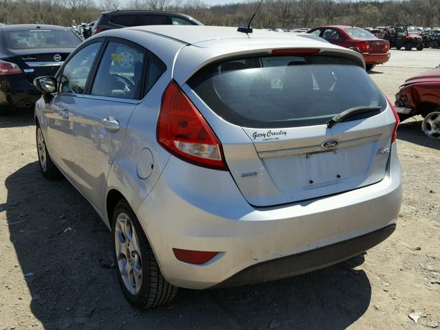 3FADP4FJ8CM173227 - 2012 FORD FIESTA SES SILVER photo 3