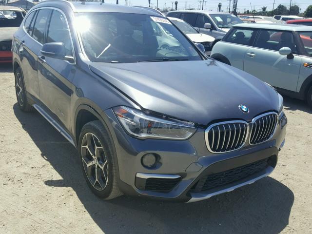 WBXHT3Z33H4A52256 - 2017 BMW X1 XDRIVE2 GRAY photo 1