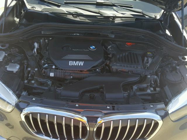 WBXHT3Z33H4A52256 - 2017 BMW X1 XDRIVE2 GRAY photo 7