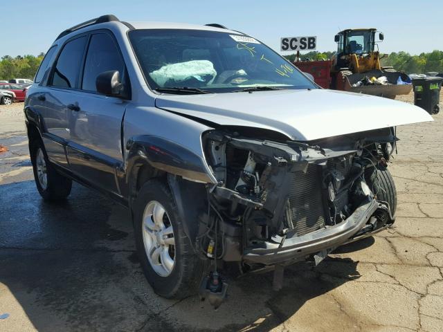 KNDJF723077344240 - 2007 KIA SPORTAGE E SILVER photo 1